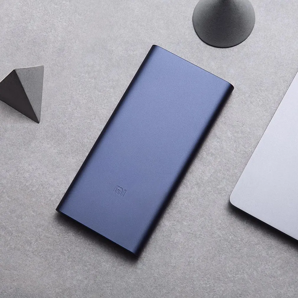 10000mAh Xiaomi Mi power Bank 2i внешний аккумулятор банка 18W Quick Charge 10000 PLM09ZM с двойным USB выходом