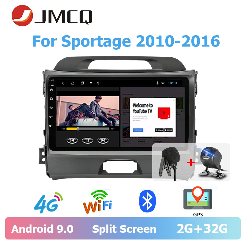 JMCQ 9 &quotавтомобильное радио Android 0 плеер для KIA Sportage 2010 2016 Мультимедиа Видео 2 din T3L