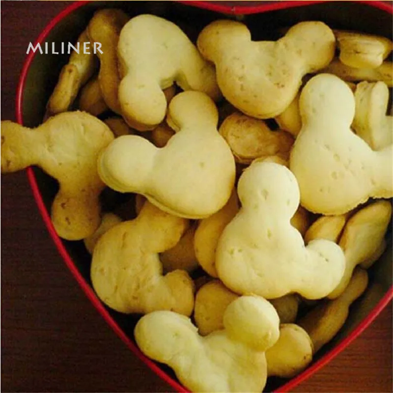 Рождество плесень печенье инструмент Мышь в форме алюминиевые формы для сладких