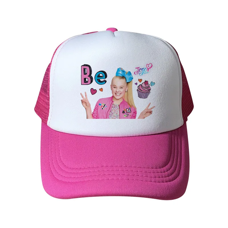 Кепка JOJO Siwa детская мультяшная бейсболка в стиле хип-хоп летняя кепка от солнца