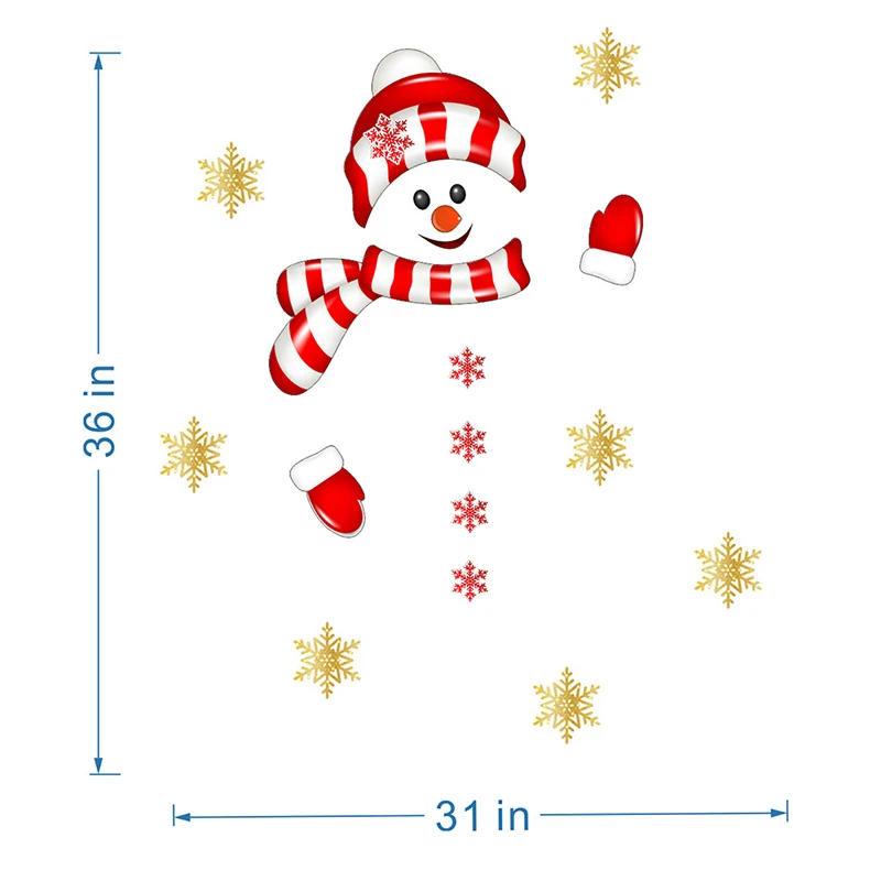 

Christmas Garage Wall Stickers Funny Sticker in Children's Room Christmas Refrigerator Stickers LAD-sale