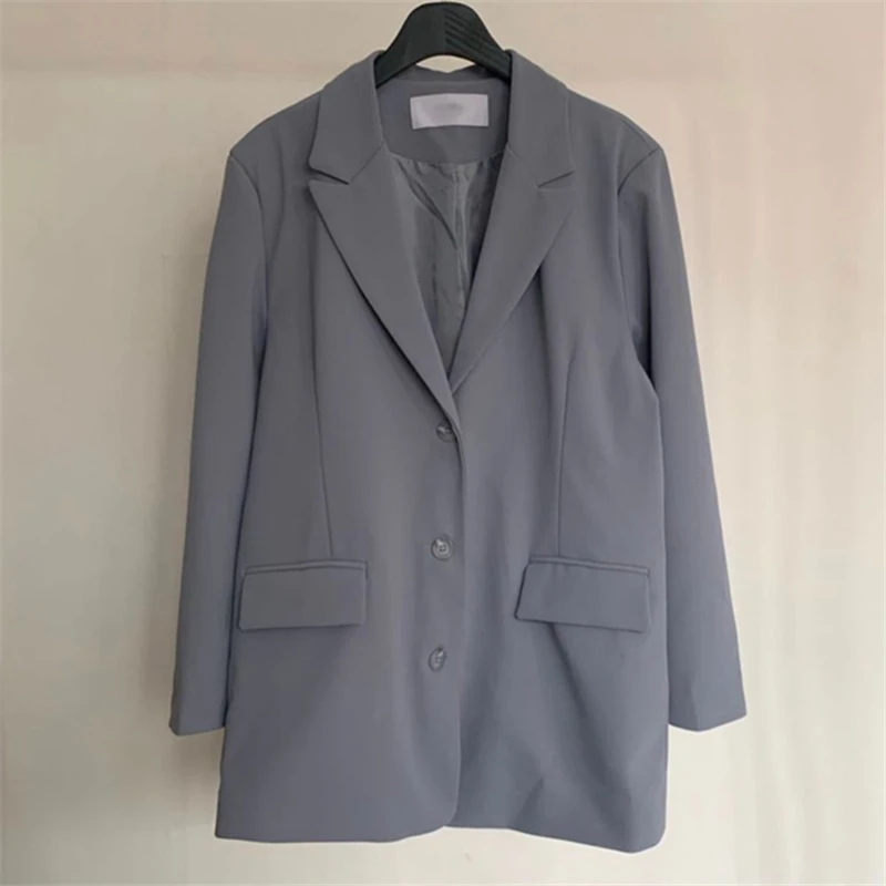 

Women Blazer And Pants Sets Two Pieces OF Single Breasted Jacket Formal Suit Pleated Trousers Spring Autumn A63