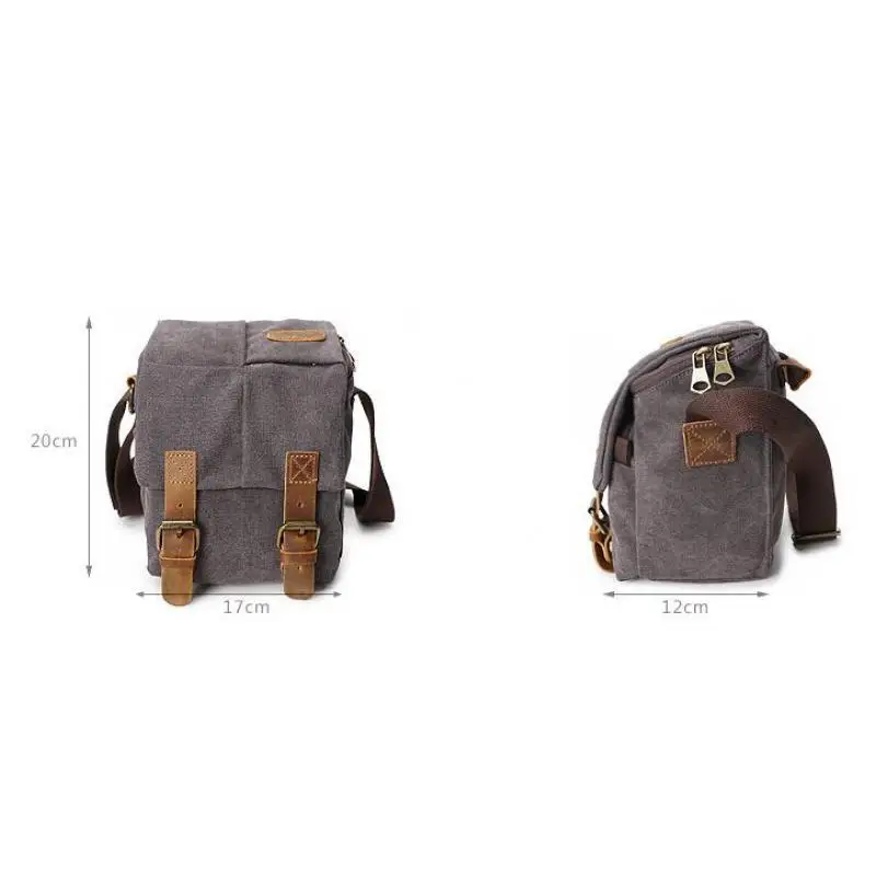 

YourSeason 2021 Vintage Student Casual Camera Bags Canvas Waterproof Zipper Hasp Men Shoulder Crossbody Photography Bag
