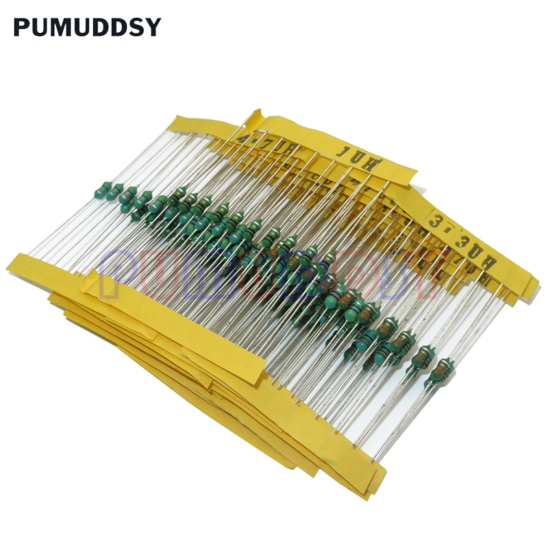 0307 индуктор от 1 мкГн до 140 14 ценностей X 10 шт. = цветной кольцевой ассорти