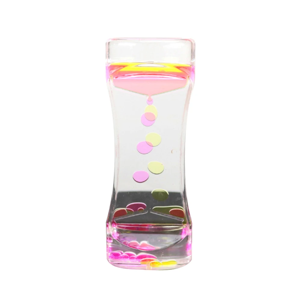 Acrylic Drip Oil Hourglass Liquid Motion Bubble Floating Timer Home Decor | Дом и сад