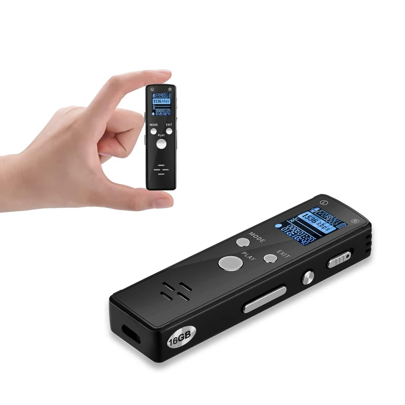 IG-16GB Цифровой диктофон с голосовым активированным аудио рекордером