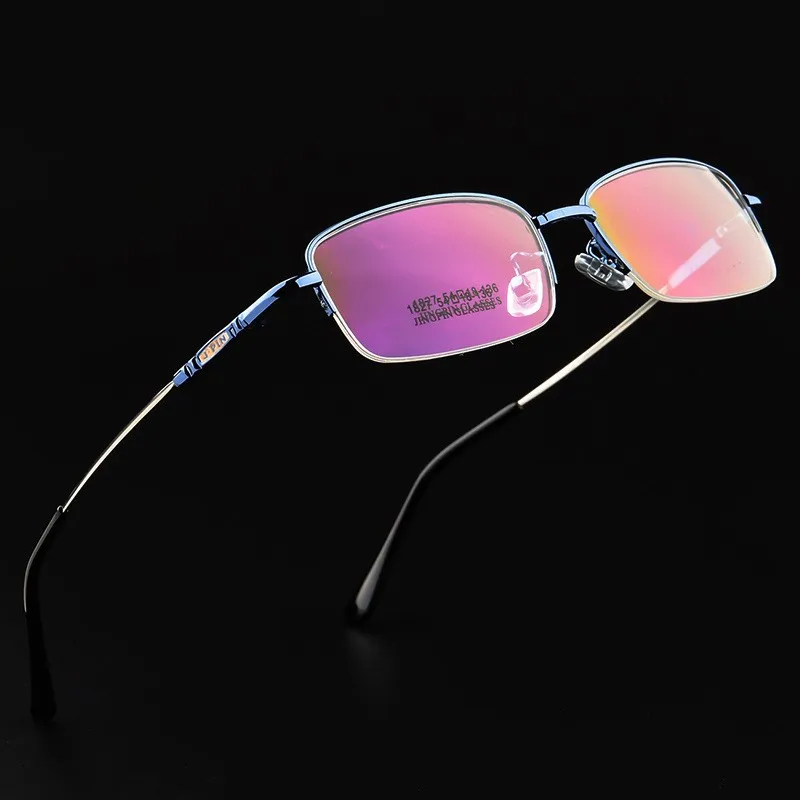 

Alloy Glasses Frame Men or Women Ultralight Square Myopia Prescription Eyeglasses Male Metal Optical Half Frame Eyewear