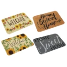 Передняя дверь Добро пожаловать коврик уличный ковер 40x60 см, не для использования внутри помещений полиэстер спереди входная дверь плащадок, легкоочищаемый