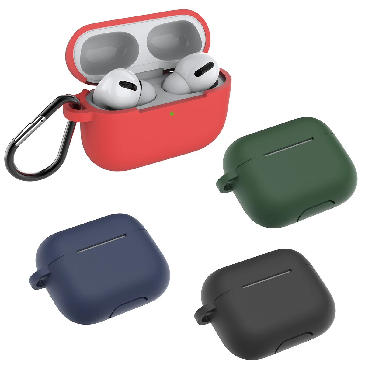 Для AirPods Pro Чехол 2019 Мягкий ТПУ силиконовый беспроводной Bluetooth наушники защитный
