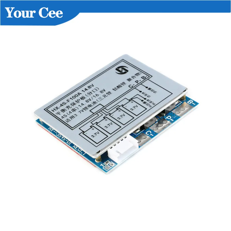 4S 14 8 V li-ion BMS PCM Защитная плата полимерная литиевая батарея PCB с защитой от