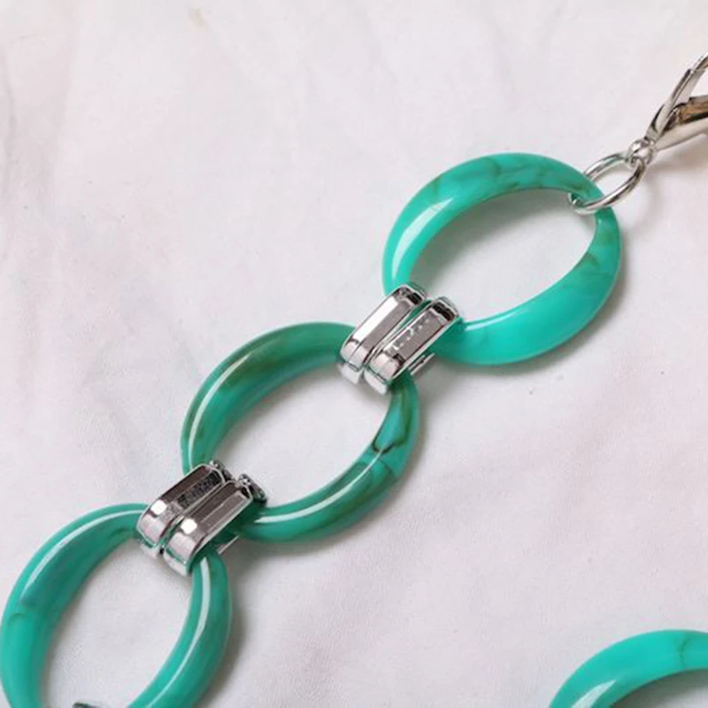 Ремешок из акрилового сплава дизайнерский Браслет На Плечо 60-120 см цепочка