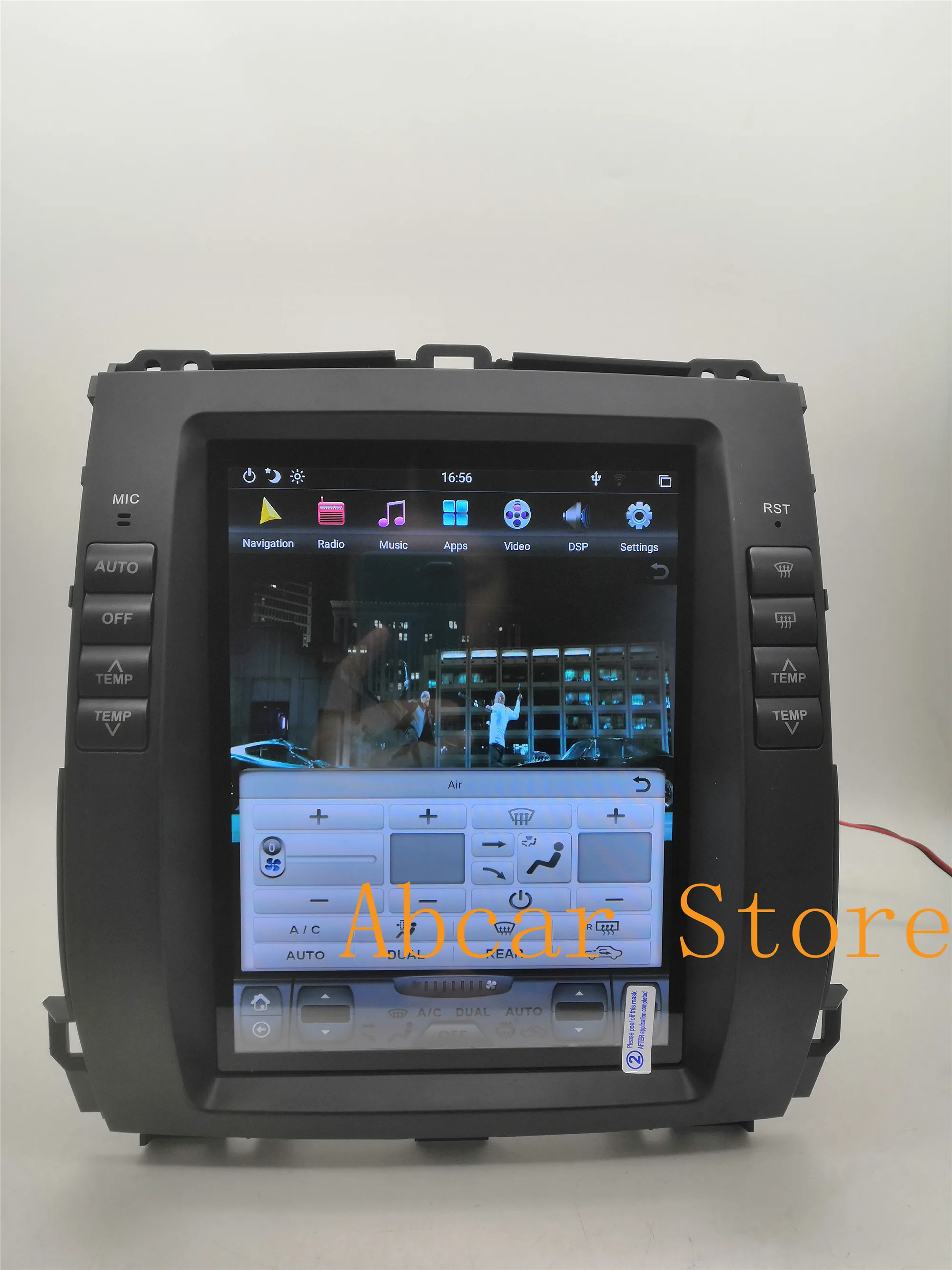 Автомобильный dvd плеер Tesla style 10 4 дюйма Android 9 0 GPS навигация для Toyota Land Cruiser Prado Lexus GX470