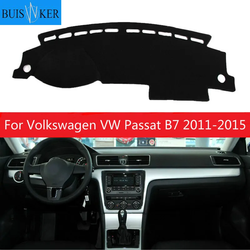 

For Volkswagen VW Passat B7 2011 2012 2013 2014 2015 Car Dashboard Cover Mat Pad Dashmat Sun Shade Instrument Carpet Accessories