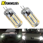 KAMMURI 2 шт. Canbus светодиодный для Citroen C5 для Peugeot 3008 LED DRL дневные ходовые огни HP24W G4 12 В Светодиодная лампа без ошибок 6000K 12V