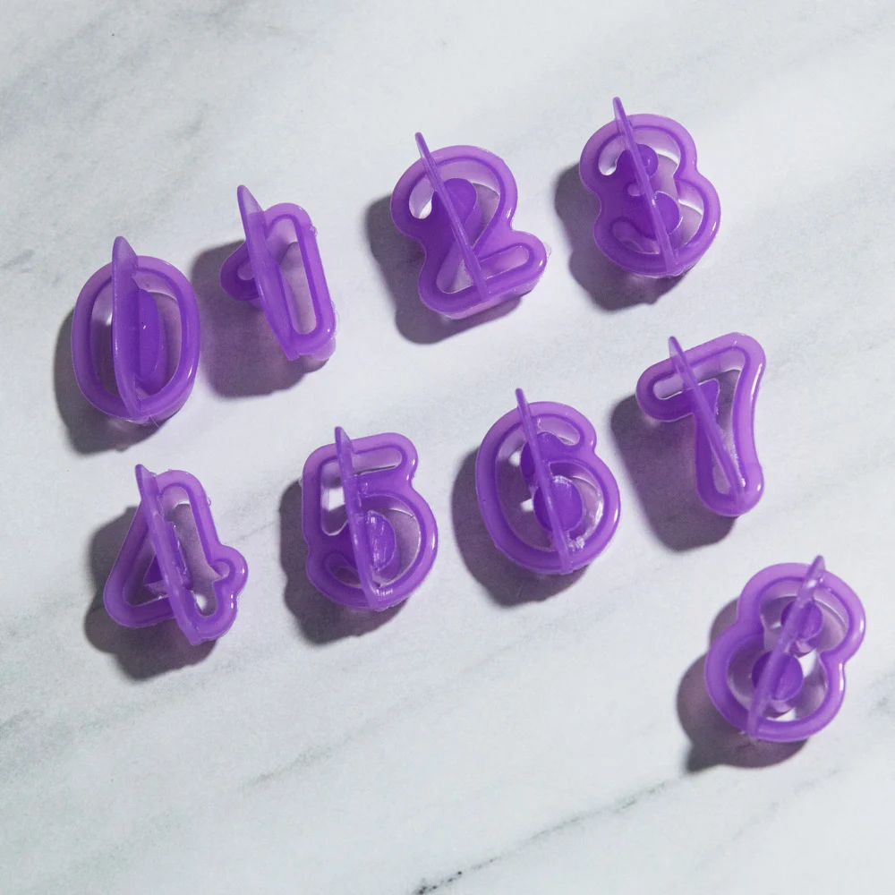 40 шт./компл. алфавит для торта формы рисования пластиковые буквы форма помадки