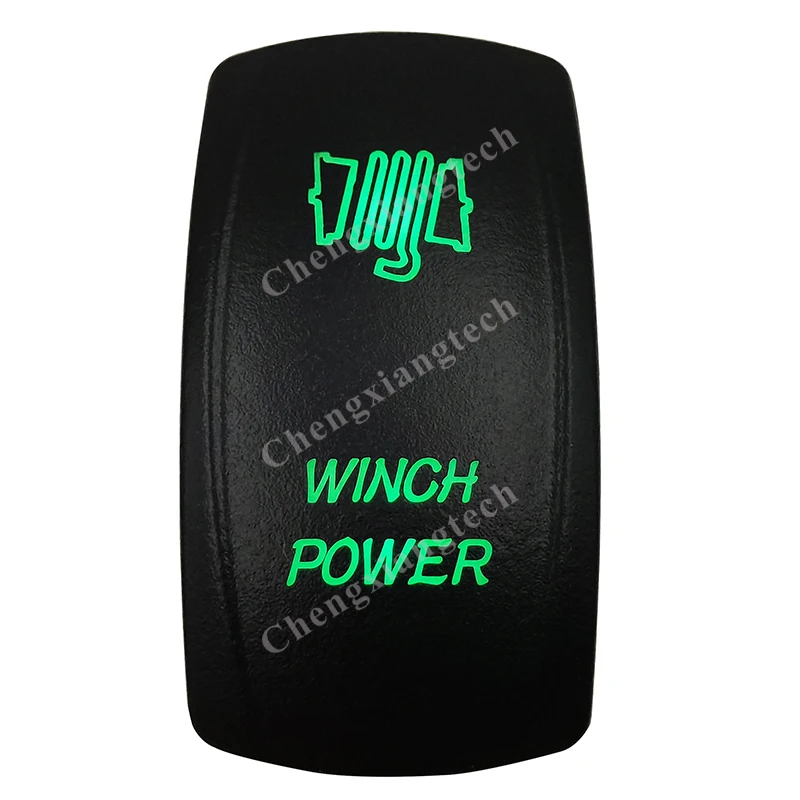 12V 24V автомобиль Лодка 5 Pin Кнопка ВКЛ/OFF SPST переключатель кулисный лебедка