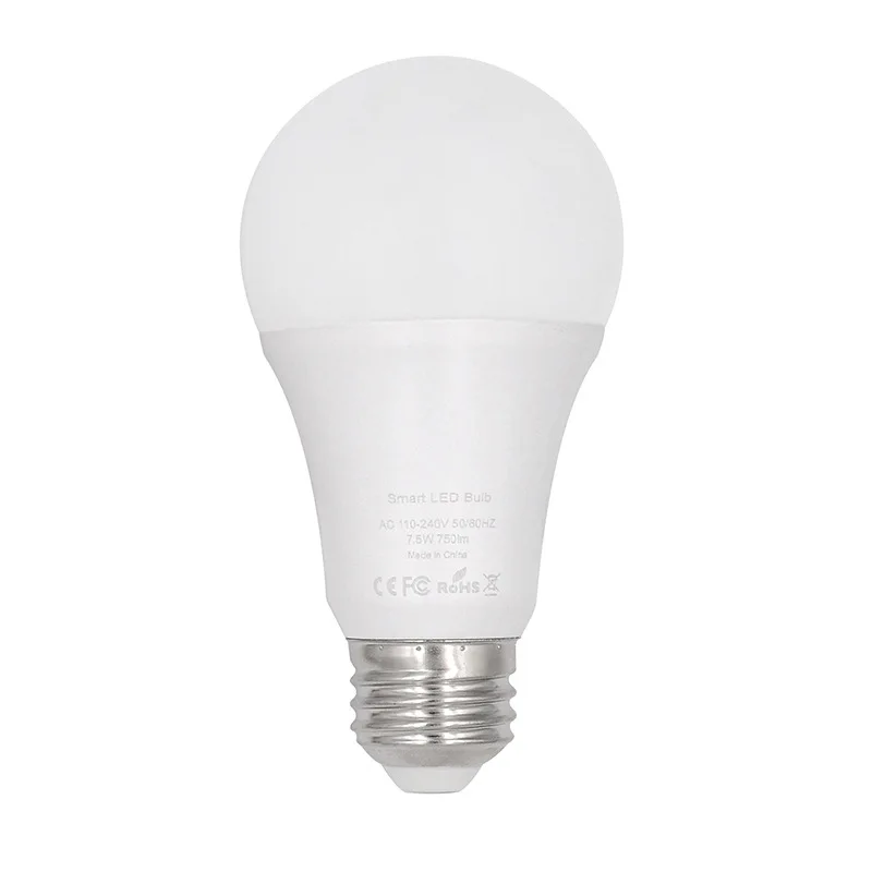 Tuya Smart Life Wifi умный светодиодный светильник, лампа E27 7,5 Вт 750Lm RGB+ 6500K холодный белый светильник, работает с Alexa Google Home IFTTT
