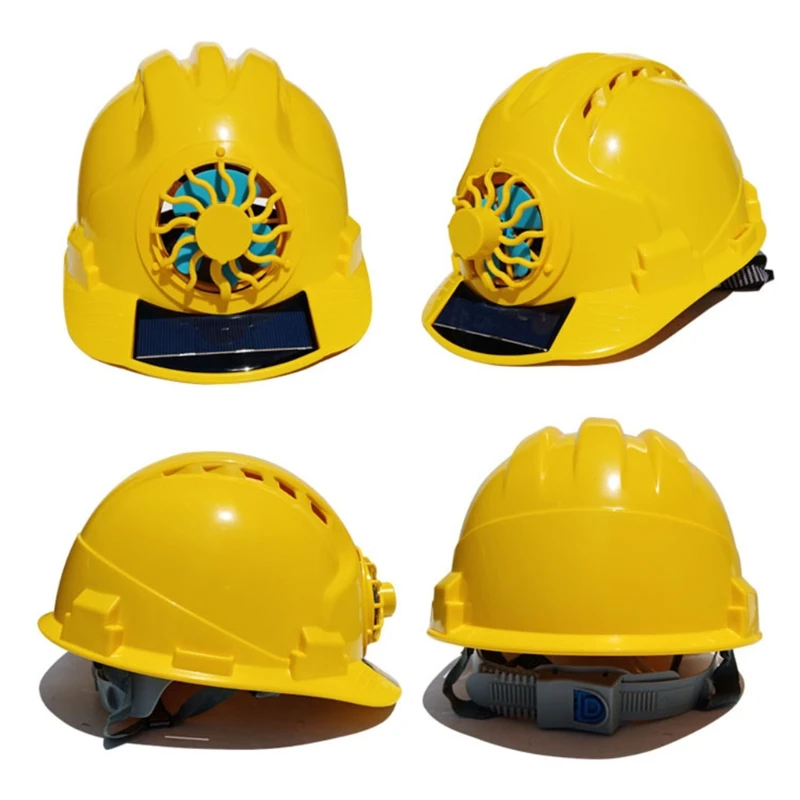 

2021 New Solar Fan Hat Lossless Structure Design Working Helmet