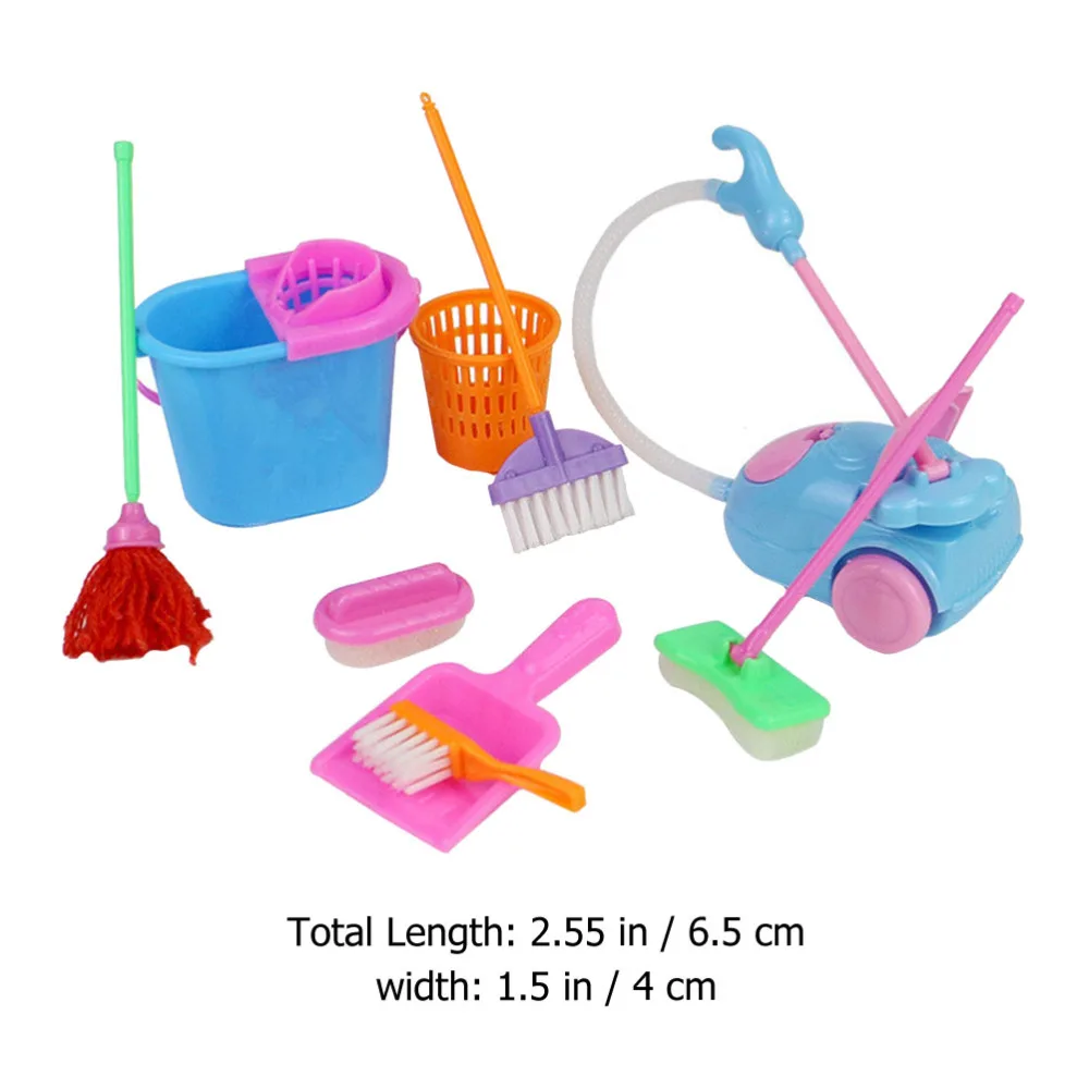

1 Set Miniature Cleaning Toys Kids Cleaning Equipment Tools