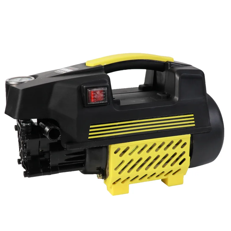 

220v Портативный Автомобильная моющая машинка высокого Давление водяной пистолет с насосом автоматическая стиральная машина для автомобиля высокого Мощность водяной пистолет