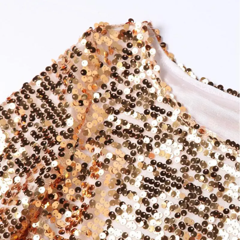 Новая темпераментная Элегантная Модная расшитая блестками блузка с воротником