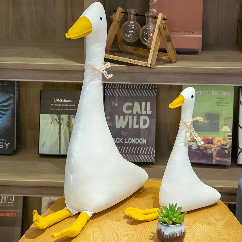 

1pc 40cm/63cm Big Soft Simulation Cute Goose Plush Toys Kawaii Stuffed Pillow for Kids Children Boys Girls Birthday Gifts