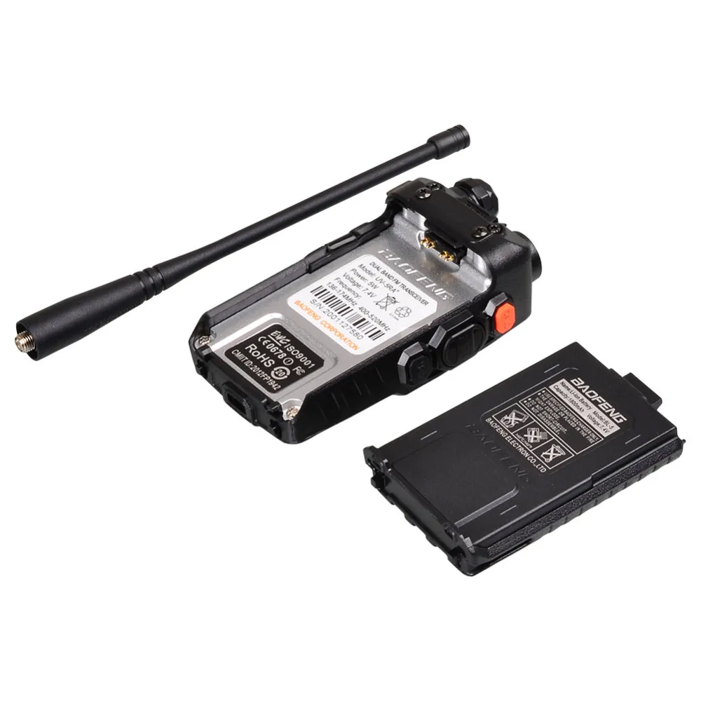 2PCS Baofeng UV-5RA Walkie Talkie Portable CB Radio Station UV5RA Dual 136-174 MHz & 400-520 MHz UV5RA Ham Vhf Uhf Transceiver