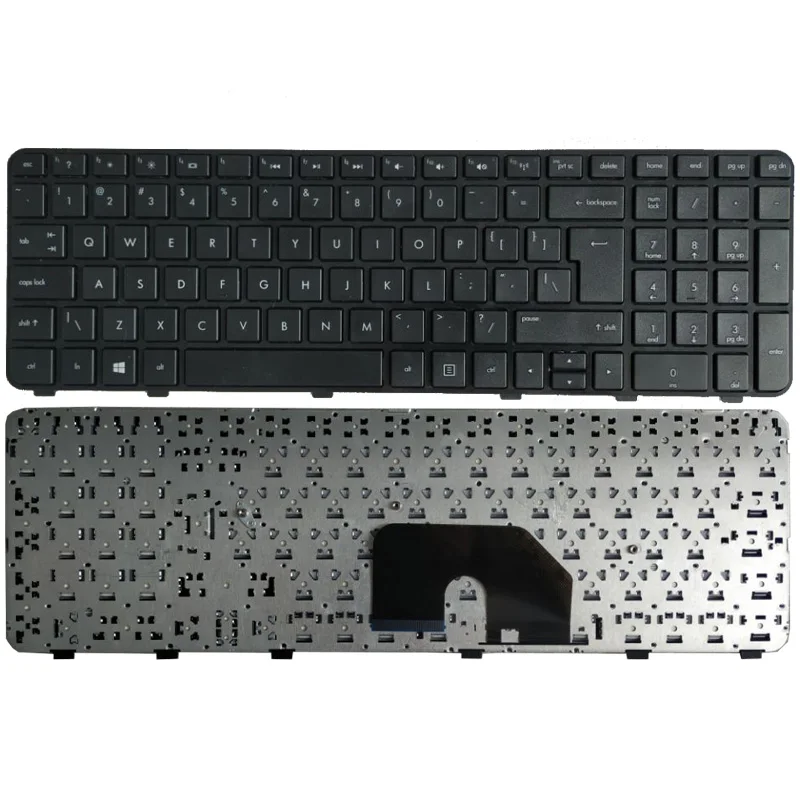 

UI laptop keyboard for HP dv6-6000 634139-001 633890-001 640436-001 640436-071 640436-161 UI black with frame keyboard