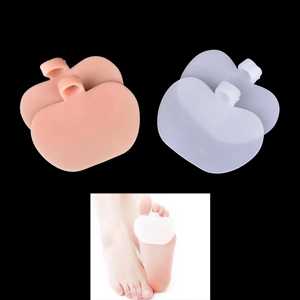 

1Pair Orthotics Half Yard Pad High-heeled Shoes Forefoot Cushion Pads Silicone Insole Foot Care Insoles 2 Colors