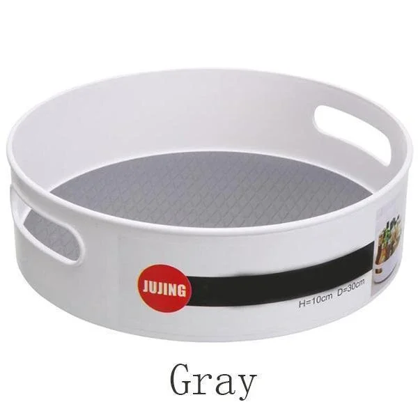 Многофункциональный нескользящий поворотный лоток для хранения пластиковая