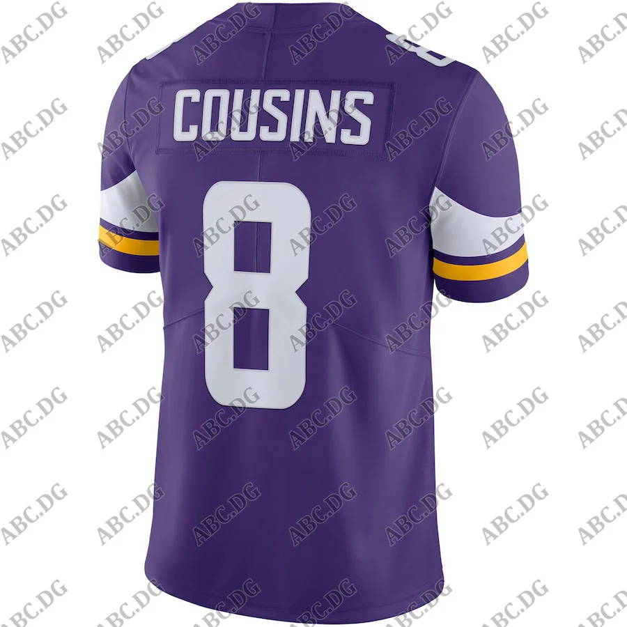

Customized Stitch American Football Jersey Men Women Kid Youth Minnesota Kirk Cousins Purple Vapor Untouchable Limited Jersey