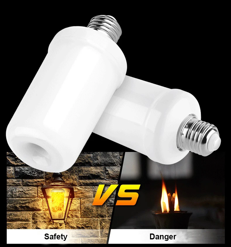 Светодиодный пламени светильник 110VE27 декоративные рождественские 220V Мигающий