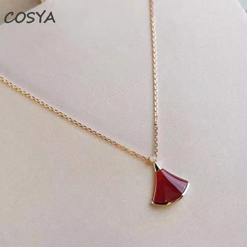 

Женское ожерелье из серебра 925 пробы, 18 К