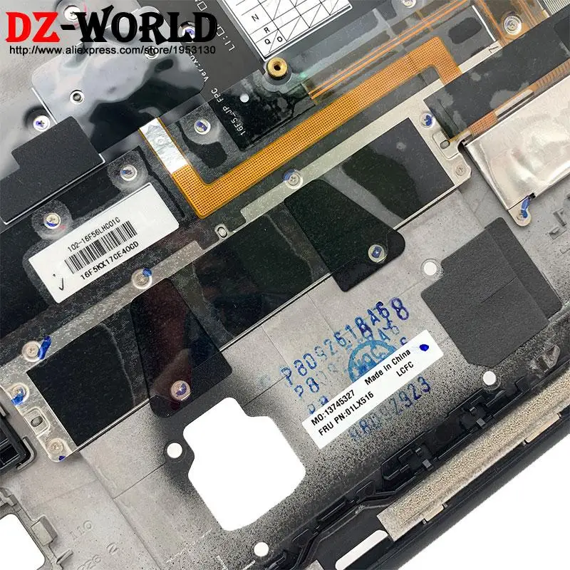 Online Casing Atas Cangkang Asli Baru Palmrest Dengan Lampu Belakang Keyboard HU Hungarian Untuk Lenovo Thinkpad X1 Cover Laptop C Generasi Ke-5 Karbon