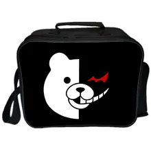 Anime Danganronpa Lunch Bag Tote Lunch Bags For Teenager Cartoon Letter 3D Printing Cooler Bag Thermal Picnic Lunch Box For Food
