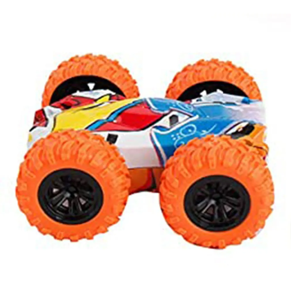 

Inertia Four-Wheel-Drive Model Car Off-Road Vehicle Double-sided Dump Acrobatic Climbing Truck Toy Car For Children