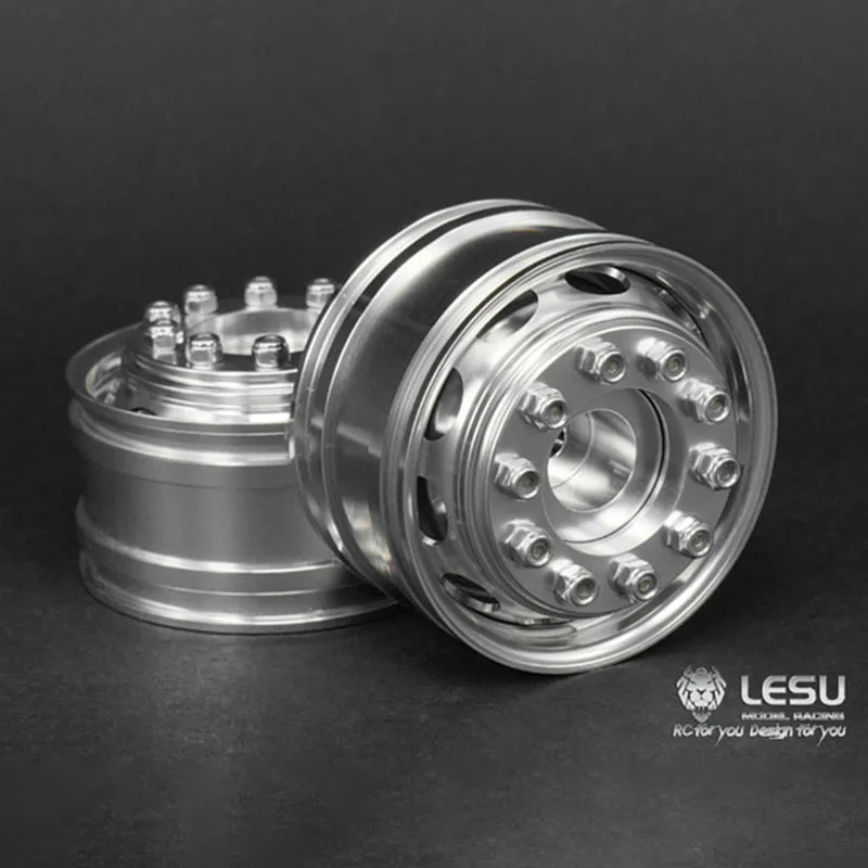 LESU Металлическая Задняя Ступица B для 1/14 Радиоуправляемый тягач Tamiya грузовика