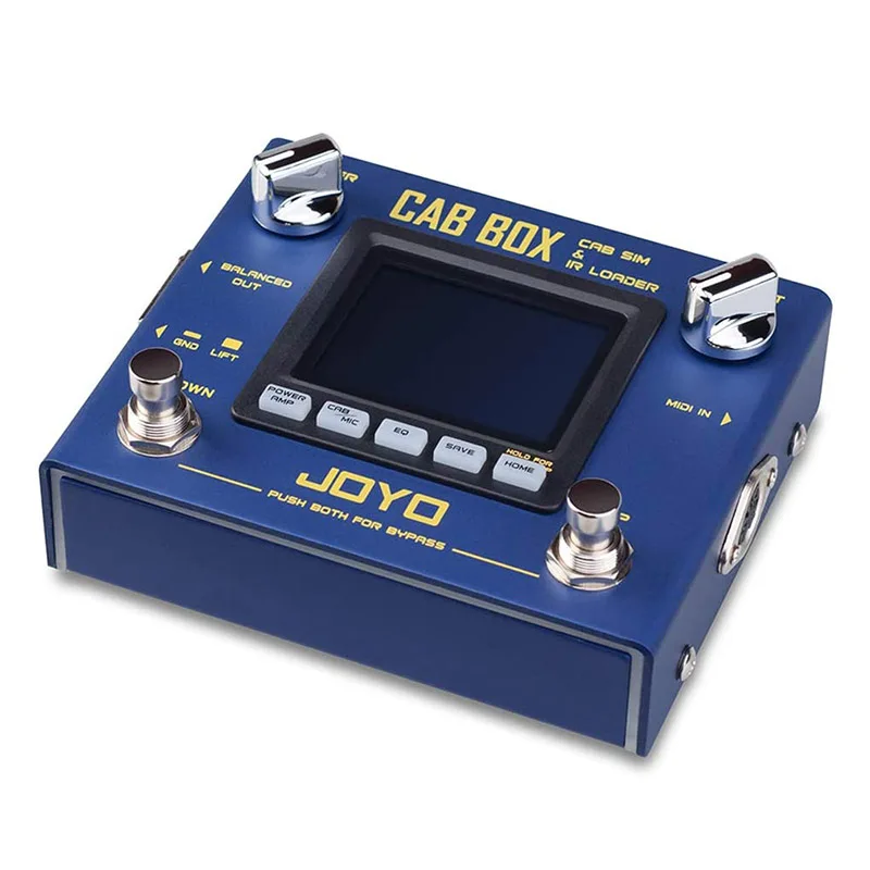 

JOYO R-08 CAB BOX Multi Effect Pedal Support IR Loading AMP Pedal Effect, 4 Tube Power AMP Simulations, Multi Pedal