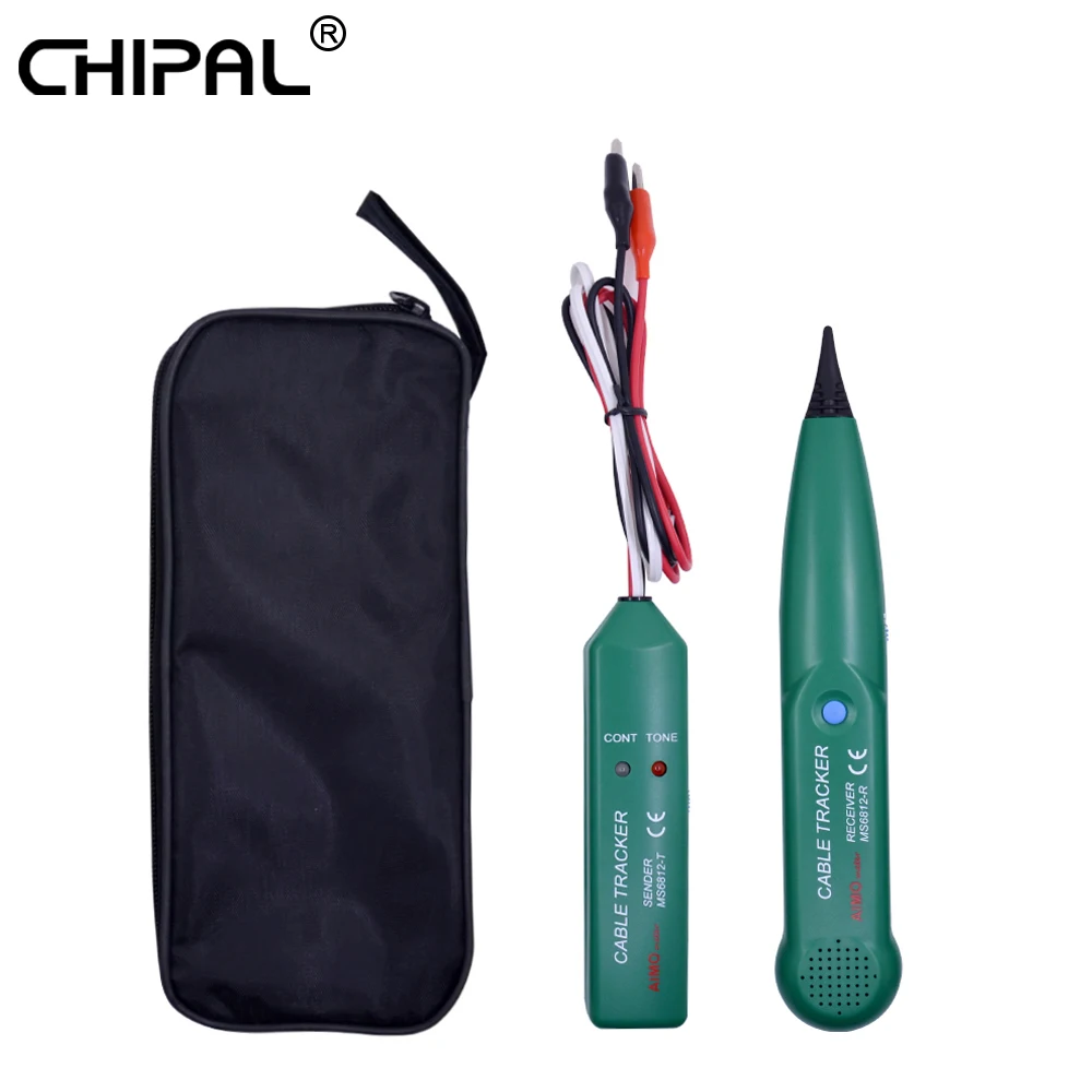 Тестер CHIPAL AIMO MS6812 для сетевого кабеля Ethernet LAN прибор проверки телефонного провода