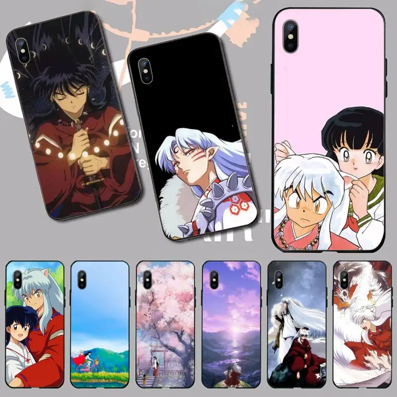 

Anime Inuyasha Sesshoumaru Higurash Phone Case for iPhone 11 12 13 pro XS MAX 8 7 6 6S Plus X 5S SE 2020 XR mini