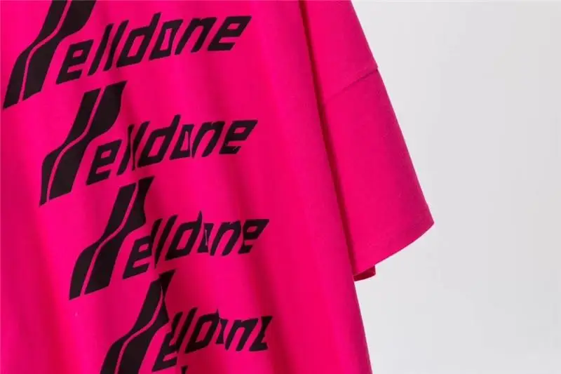 

New Arrived WELLDONE T-shirt Men Women Fashion Summer Style Best-Quality We11 Done WELL DONE Top Tee