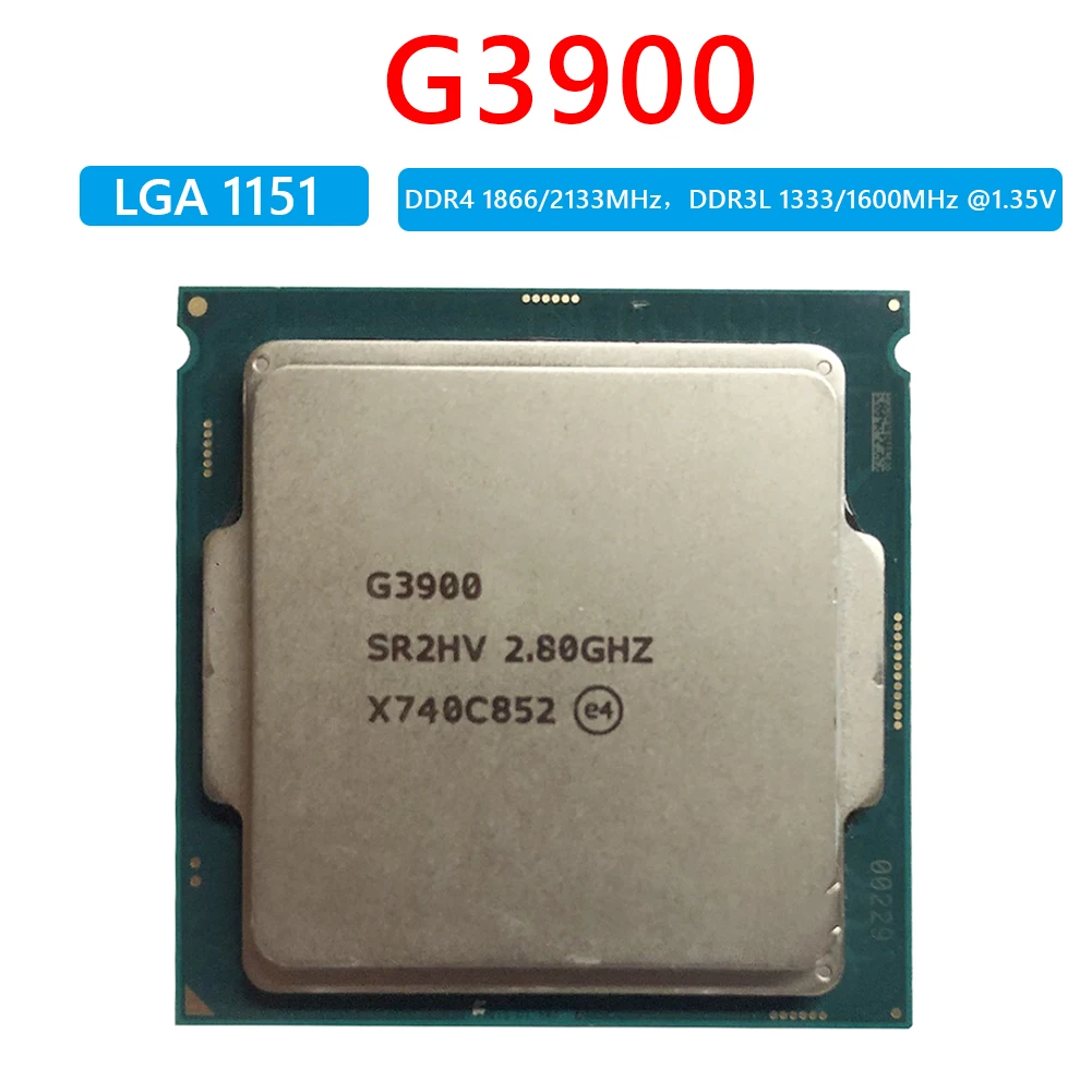 

Двухъядерный процессор для Intel Celeron G3900 LGA 1151 B250 B250C BTC CPU mining материнская плата DDR4 2,8 ГГц 2 Мб 51 Вт SR2HV