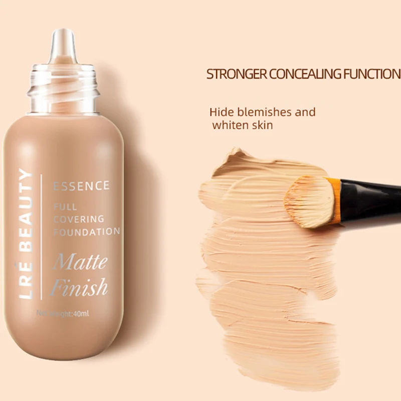 Молодежный бархатный тональный крем Профессиональный полное покрытие матовая