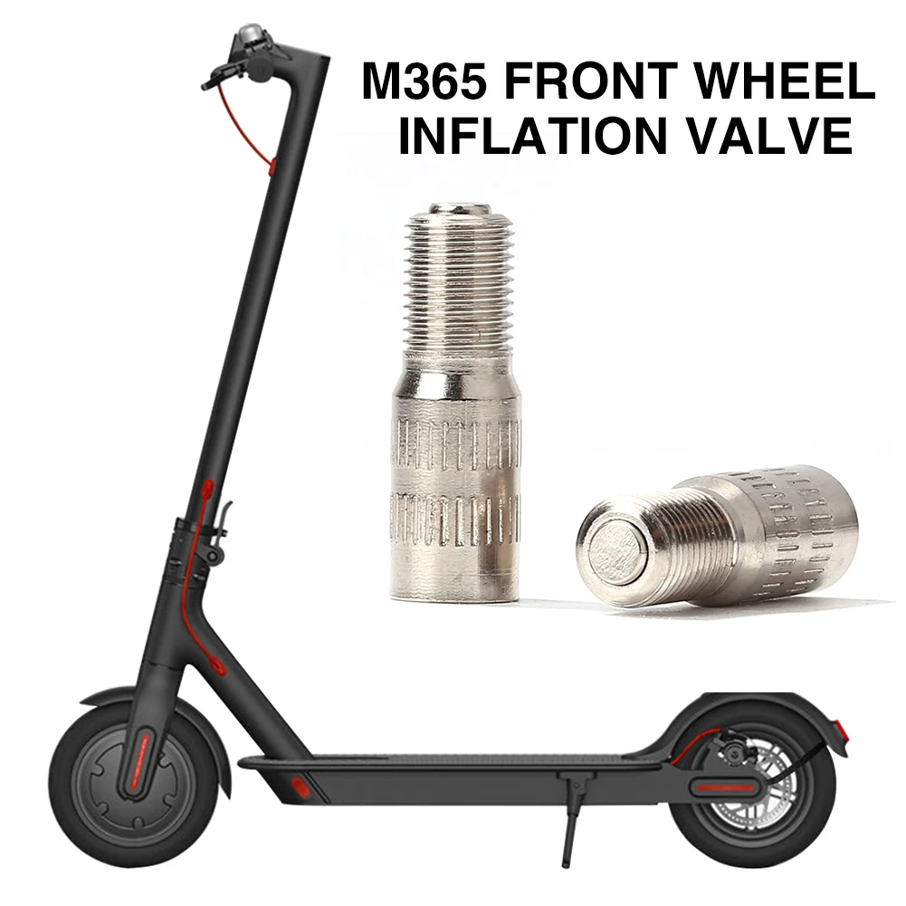 

Удлинительный воздушный клапан 2 шт., уличный портативный скутер, скейтборд для электрического скутера M365, переднее колесо, воздушные сопла,...
