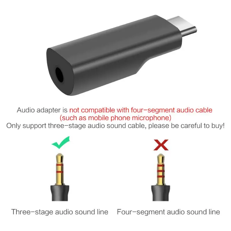 

USB-C to 3.5MM Mic Microphone Adapter Pocket Audio Adapter for DJI Osmo Pocket Mic Converter High Quality and Brand New