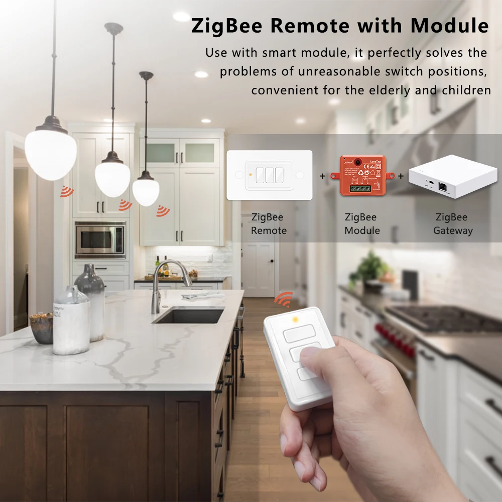 ZigBee 3.0 беспроводной 12 кнопочный пульт дистанционного управления Tuya