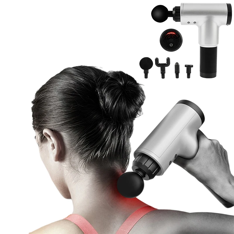 

Fascia Gun Muscle Relaxation Pain Exercise Device Electric Fitness Slimming And Body Shaping Muscle Membrane Massage Gun
