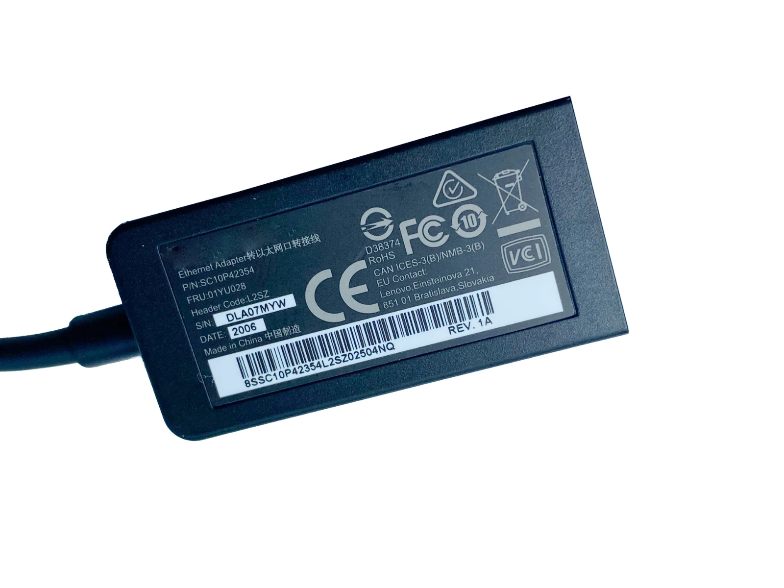 Высокое качество fru 01YU028 для Lenovo ThinkPad X1 Carbon 2018 X280 SC10P42352 4X90Q84427 к адаптеру порта Ethernet