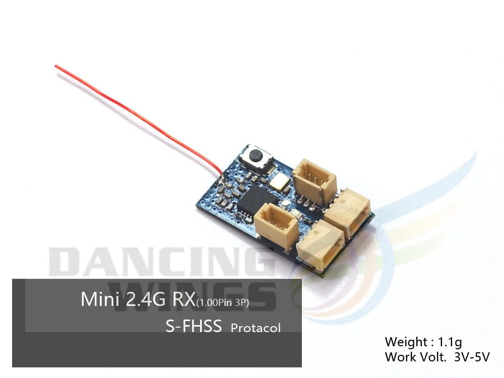 Микроприемник Dsm2 DsmX Flysky Frsky s-приемник FHSS с 1,00 контактный разъем интегрирован с регулировки щетки для маленький радиоуправляемый самолет - Цвет: 420 S-FHSS