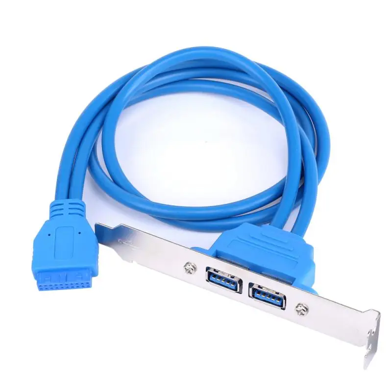 

USB3.0 rear chassis baffle cable 20pin to Double USB3.0 Baffle Cable USB 3.0 Rear Chassis Baffle Cable Computer Cable Connector
